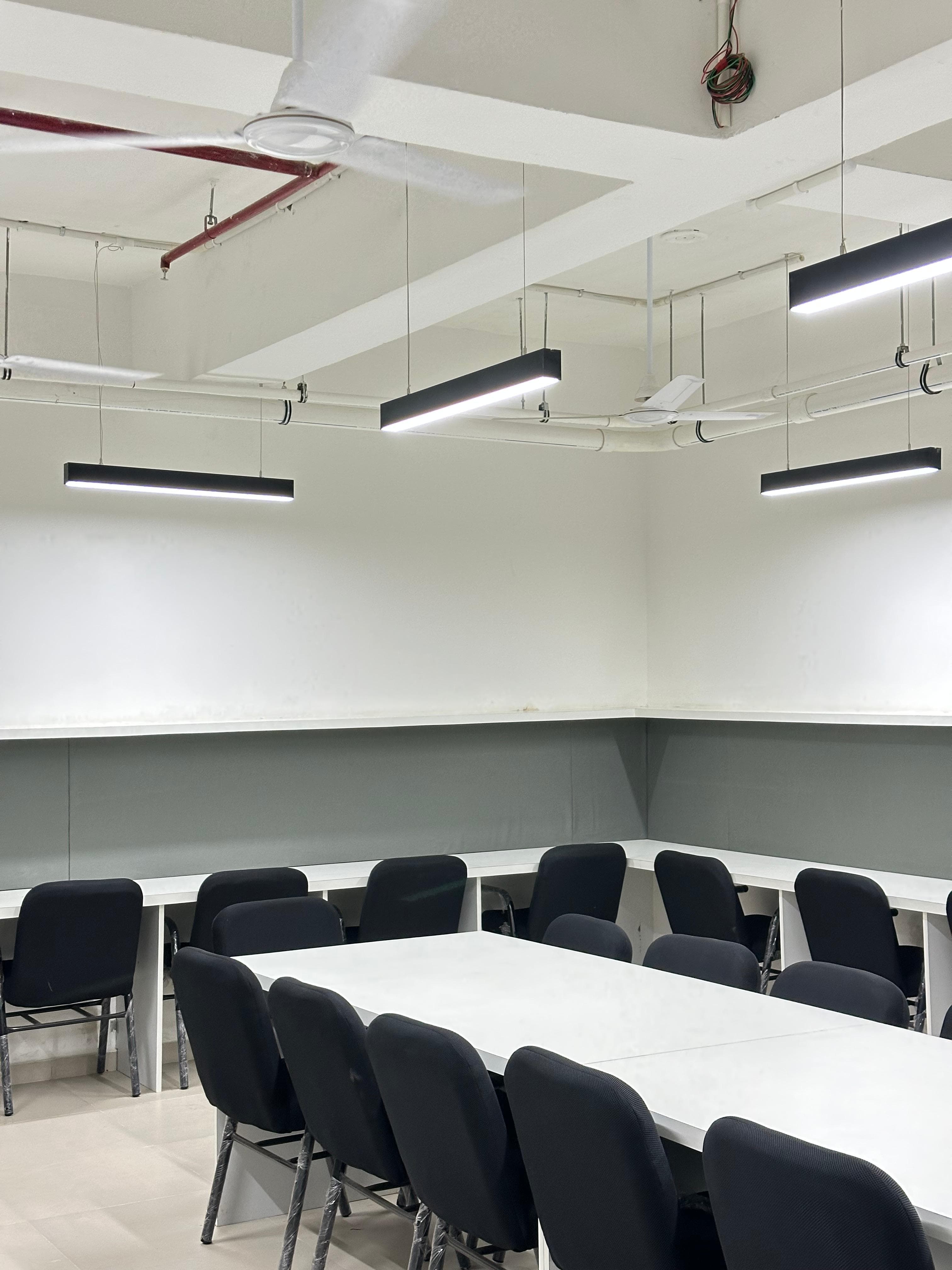 Study Room at Unoloft premium PG in Gota Ahmedabad